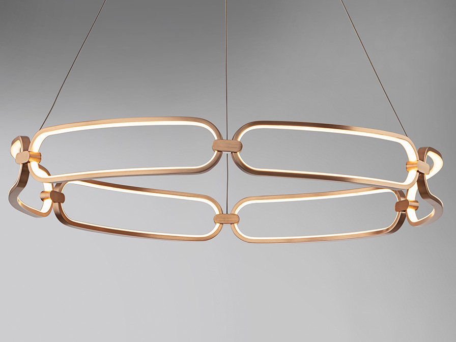 Schuller Lighting Pendants Colette 786966  ·COLETTE· LED LAMP Ø80, ROSE GOLD