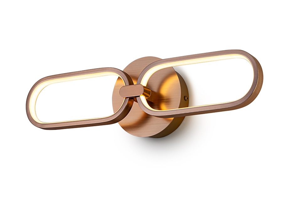 Schuller Lighting Wall lamps Colette 787017  ·COLETTE· LED WALL LAMP 2L., ROSE GOLD
