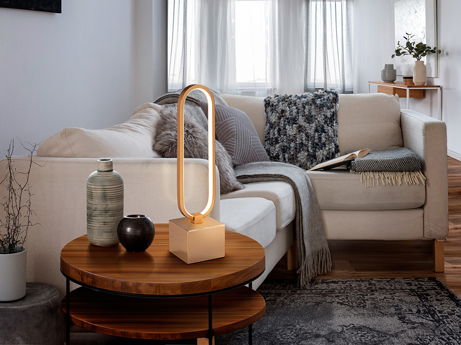 Schuller Lighting Table lamps Colette 787253  ·COLETTE· LED TABLE LAMP, ROSE GOLD